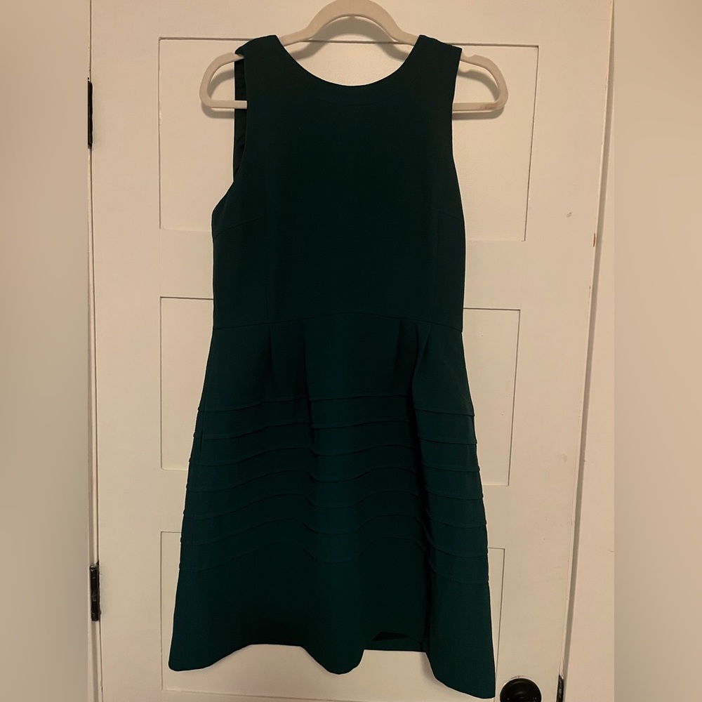 Madewell Emerald Green A Line Sleeveless Dress